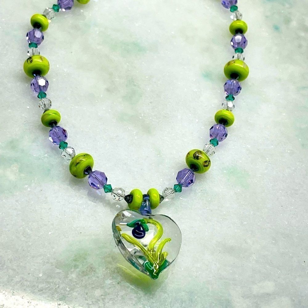 German Crystal Handmade Necklace